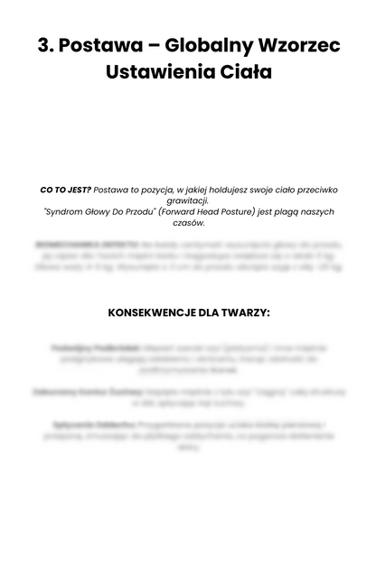 Rzeźba Twarzy – Męski Program 90 Dni